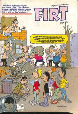 Fırt Mizah Dergisi Sayı702 22 Ağustos 1989 NDR21330 - 1