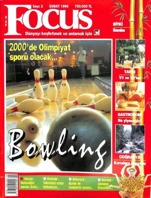 Focus Popüler ,Bilim Ve Kültür Dergisi Sayı2 Şubat 1999-2000de Olimpiyat Sporu Olacak ...Bowling -Bambu Fakirin Odunu KTP2535 - 1