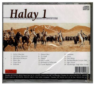 Folk Dances From Anatolia - Halay 1 CD Müzik CD252 - 8