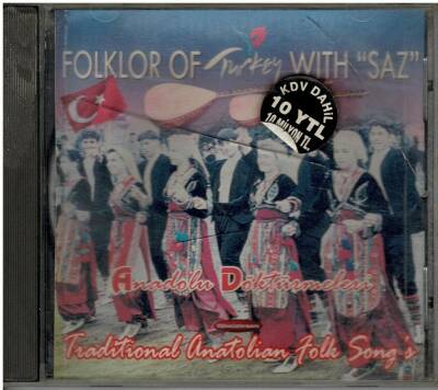 Folklor Of Turkey With Saz *Anadolu Döktürmeleri* CD Müzik CD588 - 7