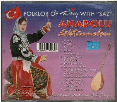 Folklor Of Turkey With Saz *Anadolu Döktürmeleri* CD Müzik CD588 - 8