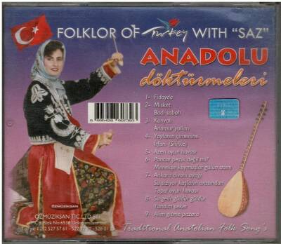 Folklor Of Turkey With Saz *Anadolu Döktürmeleri* CD Müzik CD588 - 6