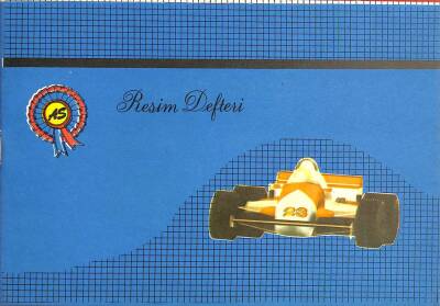 Formula Kapaklı Eski Okul Resim Defteri DFT108 - 1