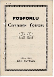 Fosforlu - Cevriyemin Fosforu Nota Kitapçığı EFM1962 - 1