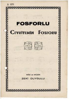 Fosforlu - Cevriyemin Fosforu Nota Kitapçığı EFM1962 - 4