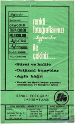 FOTOĞRAFÇILIK - Agracolor Renkli Fotoğraf Laboratuvarı İstanbul Reklam Broşürü EFM2013 - 1