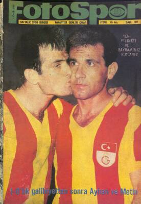 Fotospor Dergisi 1 Ocak 1968 Sayı 69 - Eskişehir Gol Rekoru Kırdı, Ayhan Ve Metin NDR86049 - 1