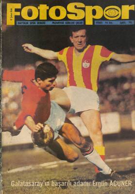 Fotospor Dergisi 12 Şubat 1968 Sayı 75 - Galatasarayın Başarılı Adamı Ergün Acuner NDR86055 - 1