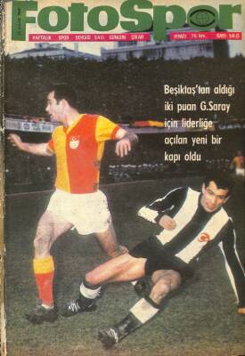 Fotospor Dergisi 13 Mayıs 1969 Sayı 140 - Beşiktaştan Aldığı İki Puan G. Saray İçin Liderliğe Açılan Yeni Bir Kapı Oldu NDR86084 - 1