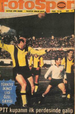 Fotospor Dergisi 15 Ocak 1968 Sayı 71 - PTT Kupanın İlk Perdesinde Galip - Samsunspor Büyük Boy Poster DRG1161 - 1