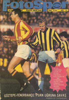 Fotospor Dergisi 22 Nisan 1968 Sayı 85 - Lefterden Sonra Futbolun İkinci Ordinaryüsü Can Bartu NDR86065 - 1