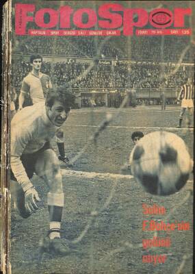 Fotospor Dergisi 8 Nisan 1969 Sayı 135 - Salim F. Bahçenin Golünü Atıyor NDR86079 - 1