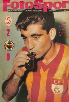 Fotospor Dergisi Sayı 10 - Yılmaz Gökdel 199. Maçtan Sonra... DRG838 - 1