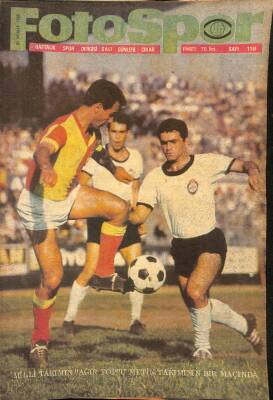 Fotospor Haftalık Spor Dergisi 10 Aralık 1968 Sayı 118 - Mustafa Yürür, Sanlı Sarıalioğlu, Nuri Toygün NDR85621 - 1