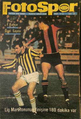 Fotospor Haftalık Spor Dergisi 13 Mayıs 1968 Sayı88 Fenerbahçe Özel Sayısı NDR85625 - 1