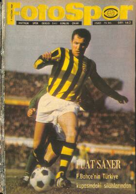 Fotospor Haftalık Spor Dergisi 3 Haziran 1969 Sayı 143 - Fuat Saner F.Bahçenin Türkiye Kupasındaki Silahlarından NDR86087 - 1