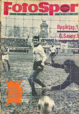 Fotospor Haftalık Spor Dergisi 8 Ocak 1968 Sayı 70 - Beşiktaş, Galatasaray, Şekerspor, Nihat Kabanlı, Ahmet Ayı, Mehmet Esenceli NDR86050 - 1