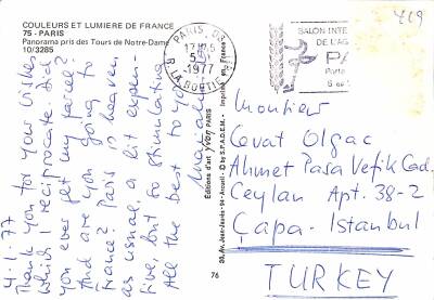 France 25-Paris Şehri Kartpostal KRT6235 - 4