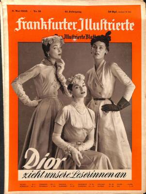 Frankfurter Illustrierte 9 Mai 1953 - Aus Diors Sommerkollektion, Prinzessin Regina NDR84871 - 1