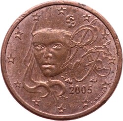 Fransa 1 Euro Cent 2005 ÇÇT YMP5210 - 2