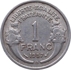 Fransa 1 Frank (B) 1957 ÇT YMP1310 - 1