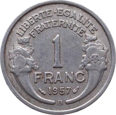 Fransa 1 Frank (B) 1957 ÇT YMP1310 - 1