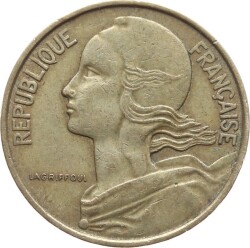 Fransa 10 Centimes 1963 ÇÇT YMP1261 - 2