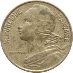 Fransa 10 Centimes 1965 Temiz YMP306 - 2