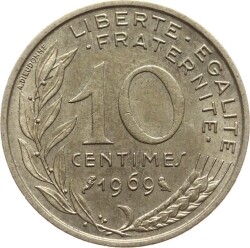 Fransa 10 Centimes 1969 ÇÇT+ YMP1260 - 1