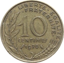 Fransa 10 Centimes 1970 ÇÇT+ YMP1258 - 1