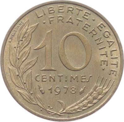 Fransa 10 Centimes 1978 ÇÇT+ YMP7339 - 1