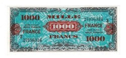 Fransa 1000 Frank 1945 ÇAÇİL YKP7361 - 1