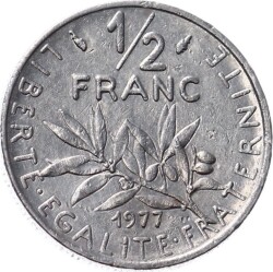 Fransa 12 Frank 1977 ÇT YMP1274 - 1