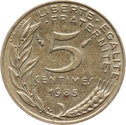 Fransa 5 Centimes 1985 ÇÇT YMP1270 - 1