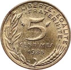 Fransa 5 Centimes 1985 ÇÇT YMP6496 - 1