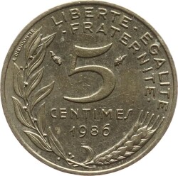 Fransa 5 Centimes 1986 ÇÇT YMP1265 - 1