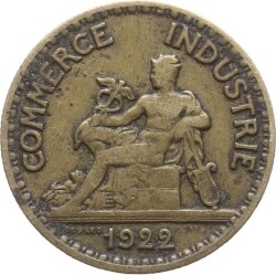 Fransa 50 Centimes 1922 ÇÇT YMP1289 - 2