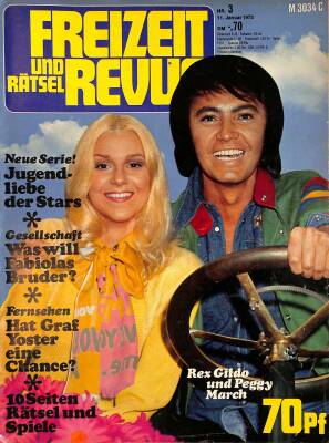 Freizeit Und Ratsel Revue 11 Januar 1973 - Rex Gildo Und Peggy March, Jane Seymour Ruhm Durch 007 NDR85062 - 1