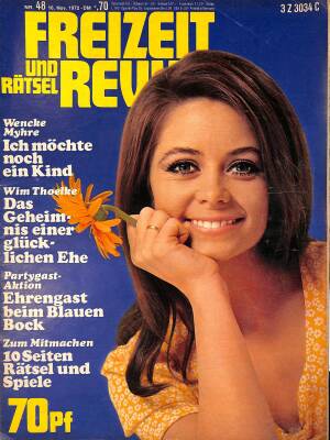 Freizeit Und Ratsel Revue 16 Nov 1972 - Wencke Myhre, Melanie, Elvis Presley NDR85059 - 1