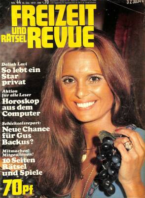 Freizeit Und Ratsel Revue 19 Okt 1972 - Daliah Lavi , Liz Taylor, Mary Roos NDR85066 - 1