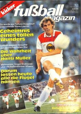 Fussball Magazin Marz April 1981 Nr.2 - Hansi Müller, Wolfgang Kleff NDR85816 - 1