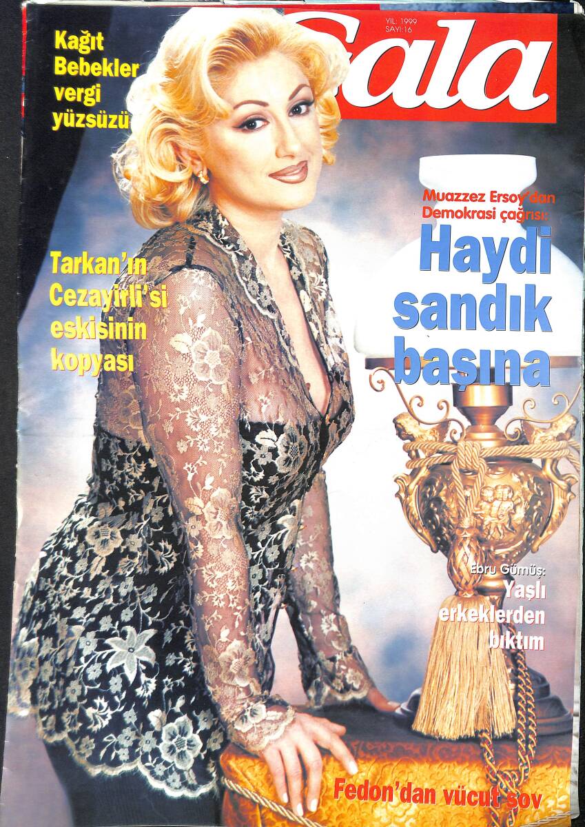 Gala Dergisi 18 Nisan 1999 Sayı : 16 - Muazzez Ersoy - Ebru Gümüş - Serdar Ortaç - Kenan Doğulu - Tarkan NDR88108 - 1