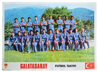 Galatasaray 1981-82 Kadrosu Dev Boy *70x50cm* KRT7093 - 1