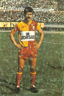 Galatasaray Ali Çoban Kartpostal KRT15169 - 1