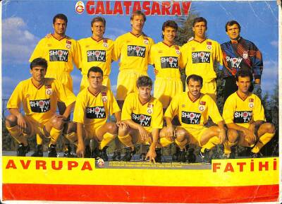 Galatasaray Avrupa Fatihi Kartpostal (Orta Boy) KRT12173 - 1