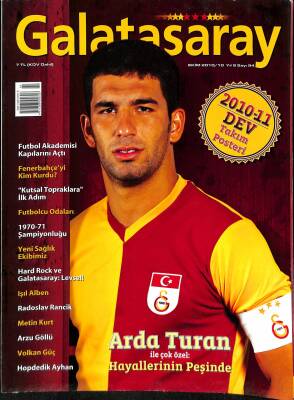 Galatasaray Dergisi Ekim 2010 Sayı 94 - Arda Turan, Işıl Alben, Arzu Göllü, Radoslav Rancik NDR85367 - 1