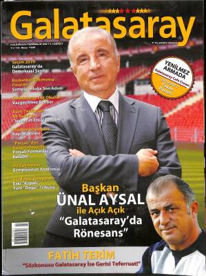 Galatasaray Dergisi Haziran-Temmuz 2011 Sayı 102 - Fatih Terim, Ünal Aysal, Mert Shumpert NDR85301 - 1