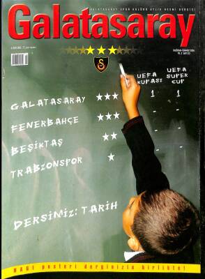 Galatasaray Dergisi HaziranTemmuz 2004 Sayı 23 - Metin Yıldız, Vedat Danacı, İsmail, Cüneyt, Erhan, Semih, Bülent NDR85278 - 1