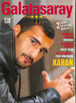 Galatasaray Dergisi Kasım 2005 Sayı 38 - Ümit Karan, Malık Dixon, Burdisso NDR85303 - 1