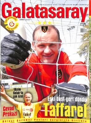 Galatasaray Dergisi Mayıs 2004 Sayı 22 - Cevad Prekazi, Taffarel NDR85313 - 1